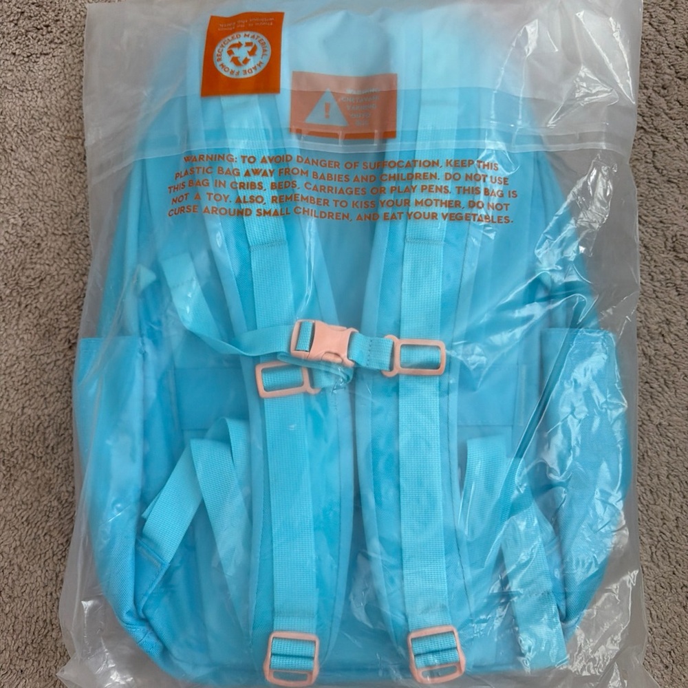 New Baboon To The Moon B2TM City Backpack Medium Bluebell Travel Bag Daypack NWT - Picture 10 of 10